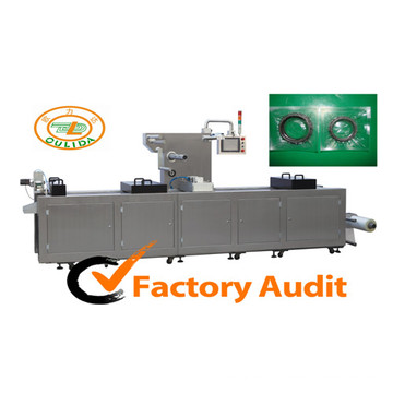 Dlz-520 Full Automatic Continuous Stretch Electric Component Vacuum Packing Machine